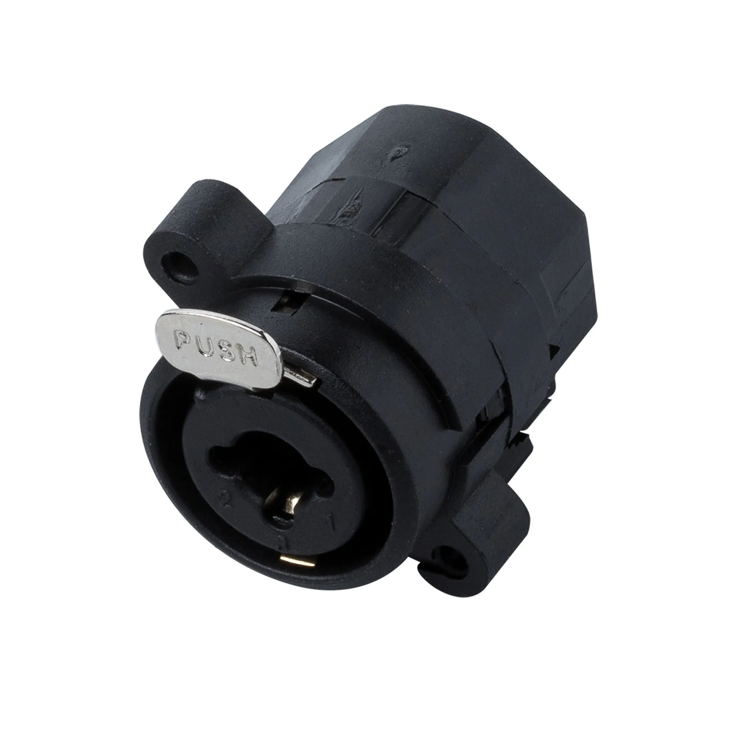 Разъем XLR Bespeco XLR3FPJ 3-контактный, розетка, панельный