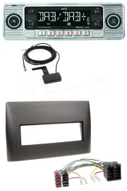 Dietz Bluetooth USB MP3 DAB Autoradio für Fiat Stilo (192, 2001-2008)