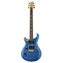 Электрогитара PRS SE Custom 24-08 "Lefty" Left-Handed Electric Guitar, Faded Blue w/ Gig Bag