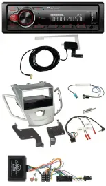 Pioneer 1DIN MP3 DAB USB Lenkrad Autoradio x für Ford Fiesta 2010-13 ohne Displa