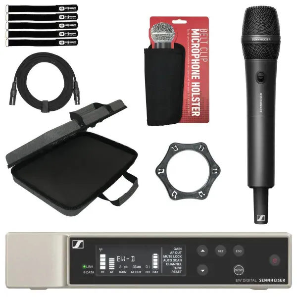 Sennheiser EW-D-835-S-SET (4-9) Wireless Microphone Set w Case & Accessories