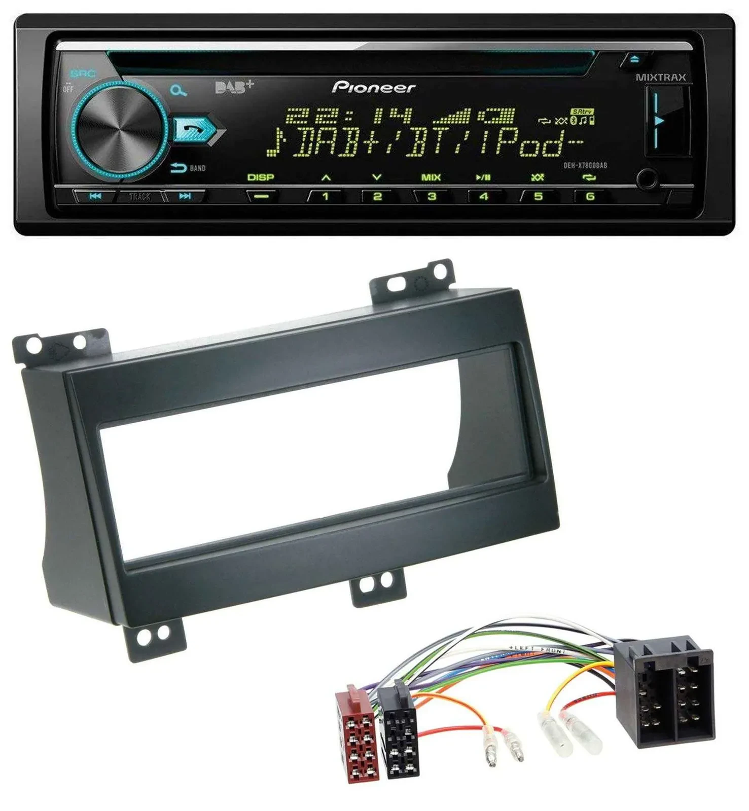 Pioneer DAB MP3 CD USB Bluetooth Autoradio für Kia Ceed (2007-2009)