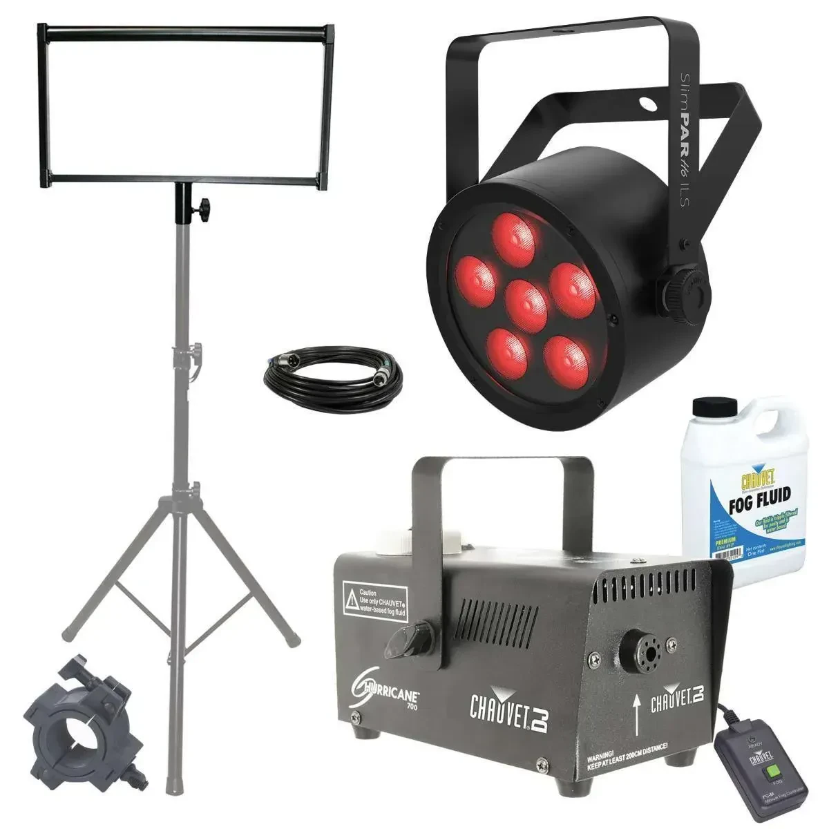 Комплект светового оборудования Chauvet DJ SLIMPARH6USBSTANDPK2