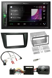 Автомагнитола для Seat Altea/Toledo Pioneer 2-DIN DAB USB Bluetooth черная
