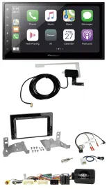 Pioneer USB Lenkrad 2DIN Bluetooth DAB Autoradio für Toyota Aygo AB7 ab 22 klavi