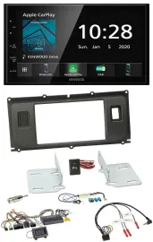 Автомагнитола для Land Rover Evoque (с 2014) Kenwood 2DIN, Bluetooth, DAB, USB