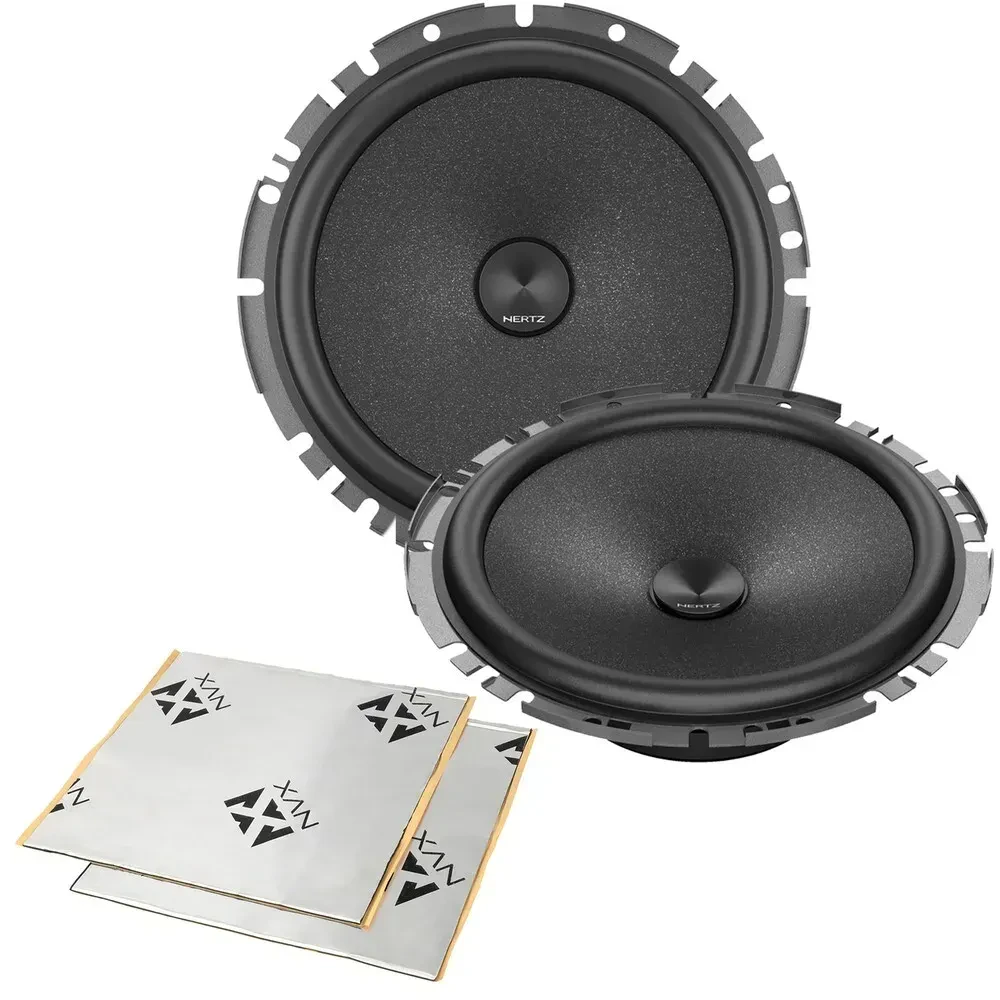 Hertz C 165 F 140W RMS 6.5" Mid-Bass Woofers with Sound Damping (2 Pairs)