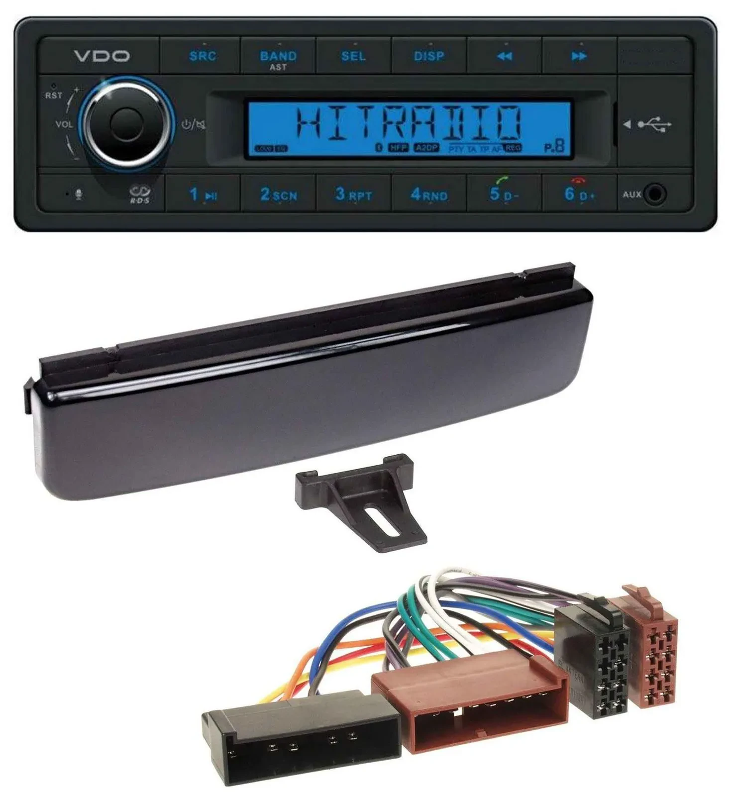 VDO AUX Bluetooth USB MP3 Autoradio für Ford Cougar Fiesta Focus Mondeo Puma Kla