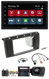 Blaupunkt Lenkrad Bluetooth DAB 2DIN USB Autoradio für Mercedes R-Klasse 2006-20