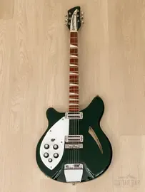 Электрогитара полуакустическая Rickenbacker 365 Left-Handed SS British Racing Green w/case USA 1966