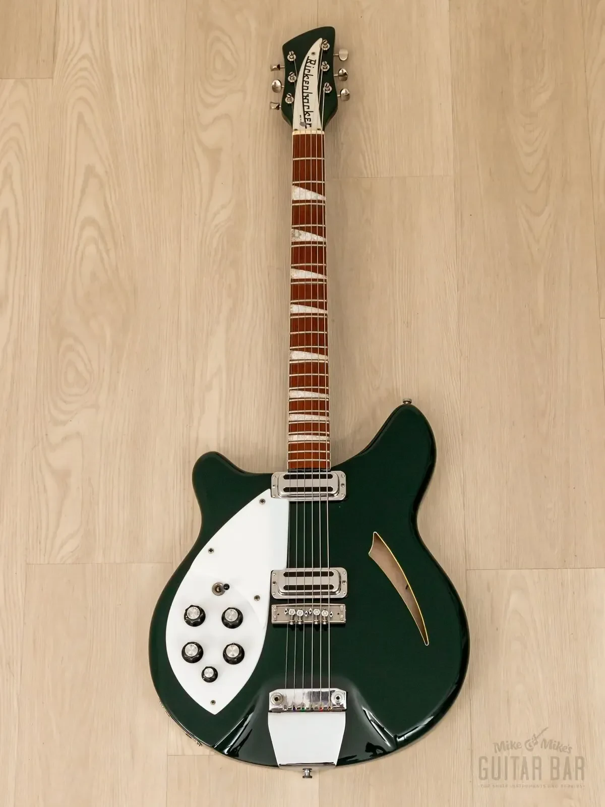Электрогитара полуакустическая Rickenbacker 365 Left-Handed SS British Racing Green w/case USA 1966