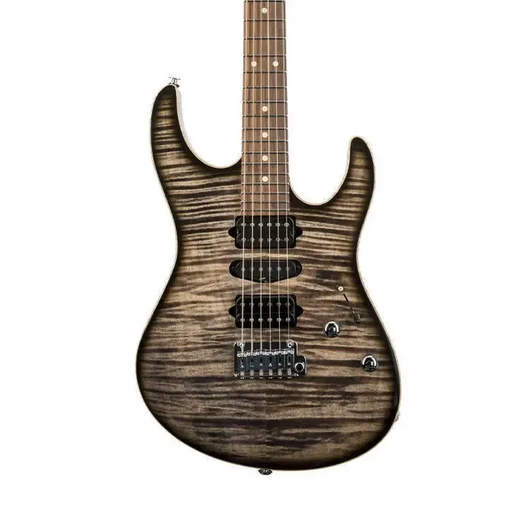 Электрогитара Suhr Modern Plus Trans Charcoal Burst с чехлом