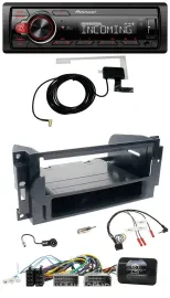 Автомагнитола Pioneer USB DAB Bluetooth, совместима с кнопками на руле, для Dodge/Jeep