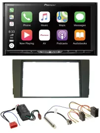 Pioneer 2DIN MP3 USB DAB DVD Bluetooth Autoradio für Audi A6 01-05 C5 Bose Aktiv
