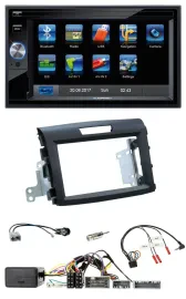 Blaupunkt 2DIN Bluetooth TMC USB Lenkrad SD Navigation für Honda CR-V FR5/FR6 ab