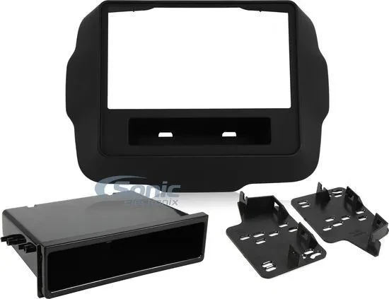 Metra 99-6532B Single DIN Installation Car Dash Kit for 2015-Up Jeep Renegade