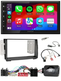 Kenwood Lenkrad USB DAB 2DIN Bluetooth Autoradio für Kia Venga 2010-2019