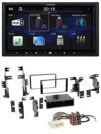 Автомагнитола Alpine 2DIN Bluetooth DAB USB MP3 для Nissan Cube (с 2009), Frontier (с 2013)