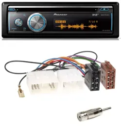 Pioneer MP3 DAB USB CD Bluetooth Autoradio für Mazda MX-5 (1989-2000)