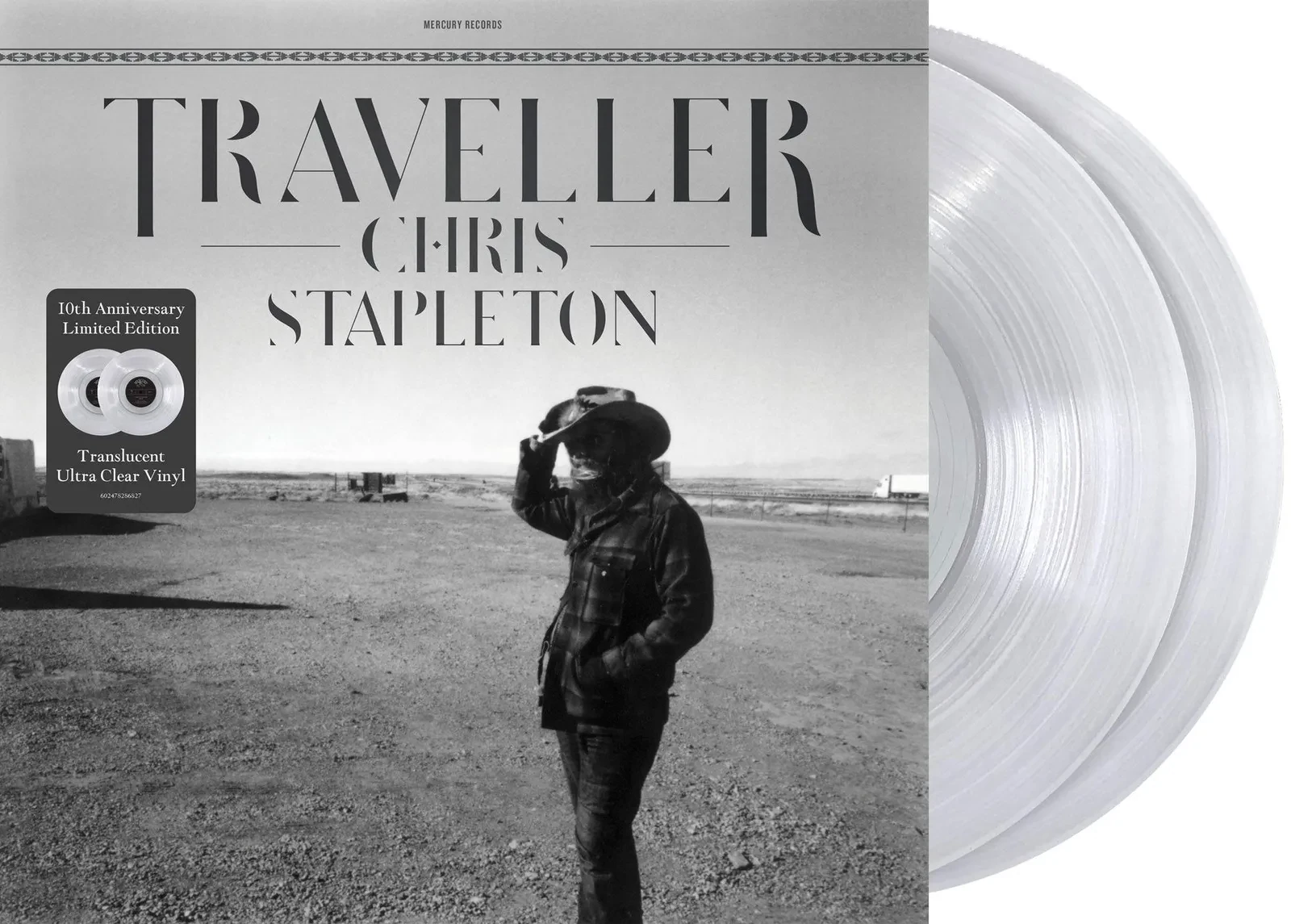 Chris Stapleton - Traveller [Indie-Exclusive Clear Vinyl] NEW Vinyl