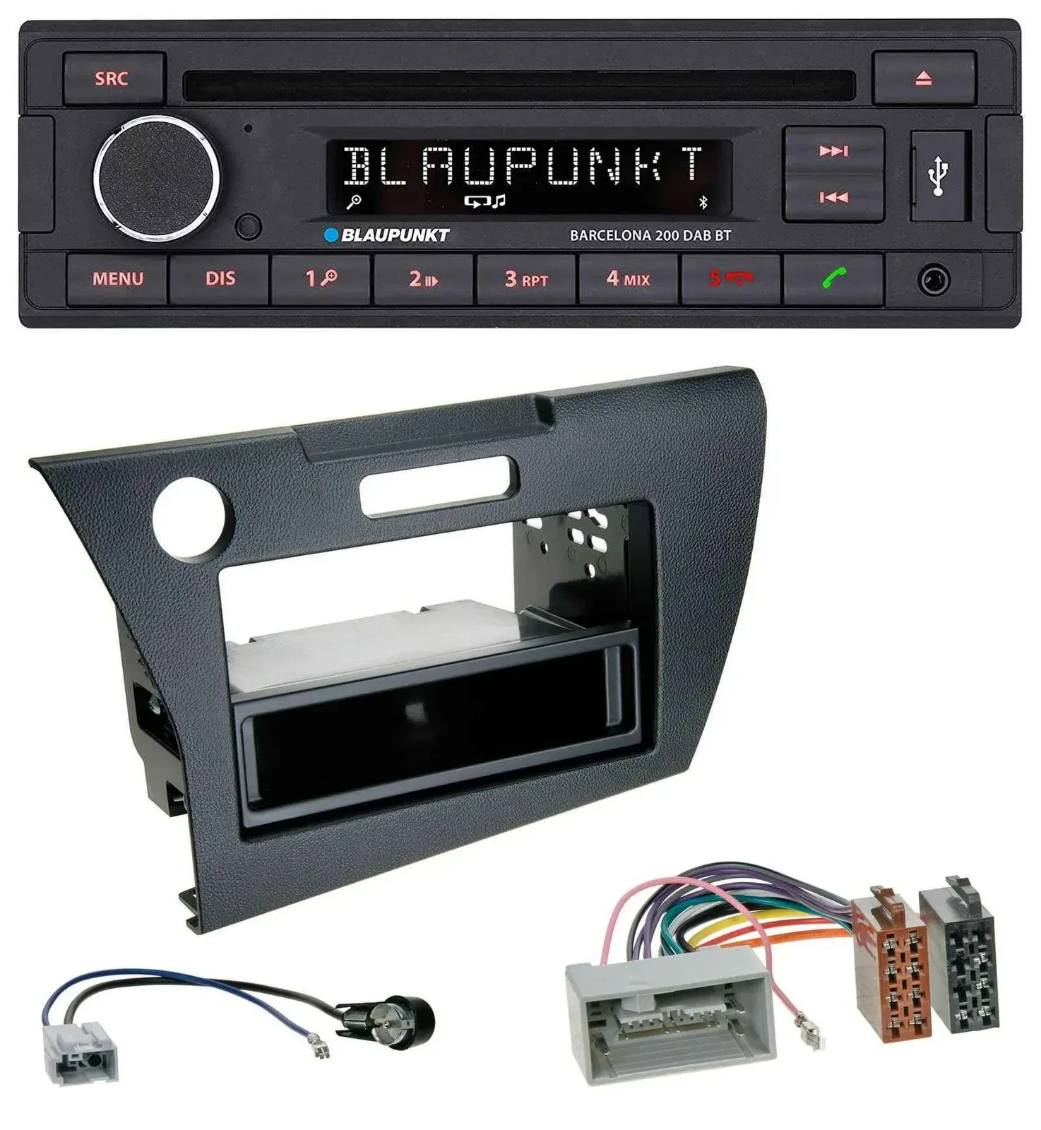 Blaupunkt USB DAB CD Bluetooth MP3 Autoradio für Honda CR-Z (ZF1, ab 2010)