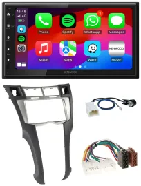 Kenwood MP3 USB DAB 2DIN Bluetooth Autoradio für Toyota Yaris (2007-2011)