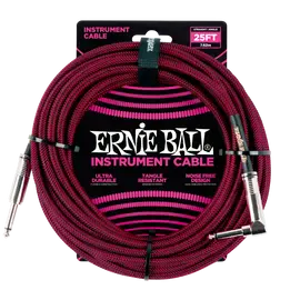 Инструментальный кабель Ernie Ball 6062 7.5м Braided Red