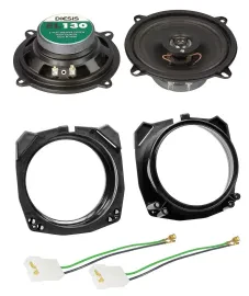 ACV 2-Wege 13cm 80Watt Lautsprecher für Ford Fiesta Mazda 121 Ablage Auto Boxen