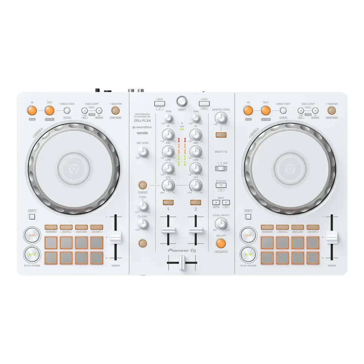 DJ-контроллер с джогом Pioneer DDJ-FLX4-W White