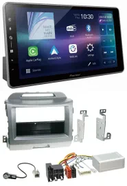 Pioneer Bluetooth USB DAB Lenkrad Autoradio für Kia Sportage 3 10-15 Navi silber