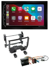 ESX 2DIN DAB USB MP3 Bluetooth Autoradio für Citroen C3 2010-2016 DS3 ab 2010