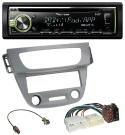 Автомагнитола для Renault Megane 3 (2012–2014) Pioneer DAB, USB, MP3, AUX, CD, серый