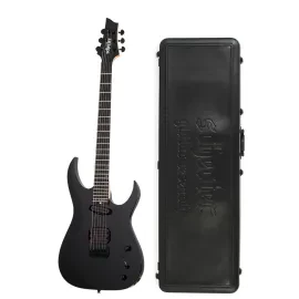 Schecter Sunset-6 Triad 6-String Electric Guitar Black with Hard Case