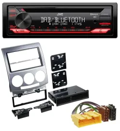JVC CD DAB USB Bluetooth MP3 Autoradio für Mazda 5 (2005-2010)