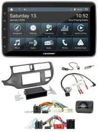Blaupunkt USB DAB SD Lenkrad Bluetooth Autoradio für Kia Rio UB 2011-2015 anthra