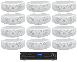 Настенная акустика JBL WET-D4 White с усилителем (12 штук)