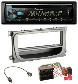 Pioneer DAB MP3 CD USB Bluetooth Autoradio für Ford Focus Galaxy C-Max ab 2007 s