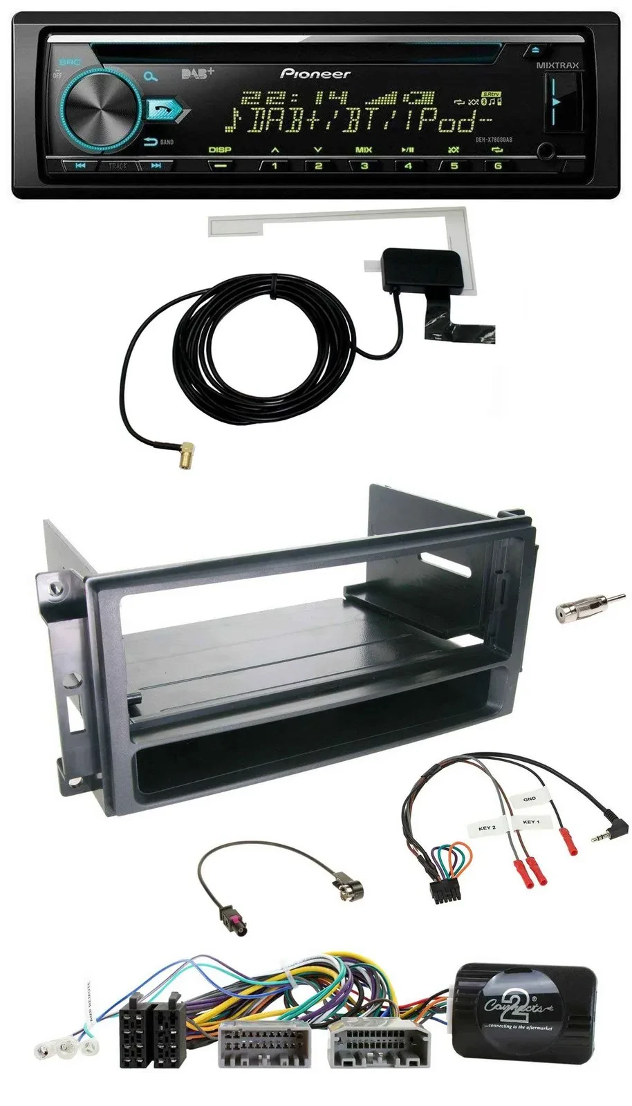 Pioneer MP3 Lenkrad CD USB DAB Autoradio für Chrysler Dodge Jeep