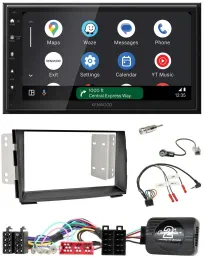 Kenwood DAB Bluetooth USB Lenkrad 2DIN Autoradio für Kia Venga 2010-2019