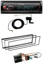 Автомагнитола Pioneer Bluetooth, DAB, USB, MP3 для Peugeot 307/1007 (2001–2009)