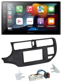 Pioneer DAB Bluetooth 2DIN USB MP3 Autoradio für Kia Rio 11-14 UB schwarz