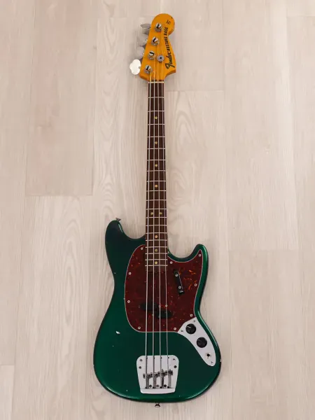 Бас-гитара Fender Mustang Bass P Sherwood Green w/case USA 1968