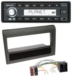 Continental MP3 AUX USB DAB 1DIN Autoradio für Alfa Romeo 155 Lancia Dedra Delta