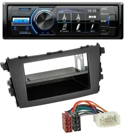 JVC Bluetooth MP3 USB DAB Autoradio für Suzuki Celerio (LF, ab 2014)