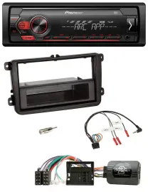 Pioneer DAB 1DIN MP3 Lenkrad USB Autoradio für Skoda Fabia 5J 2007-2014