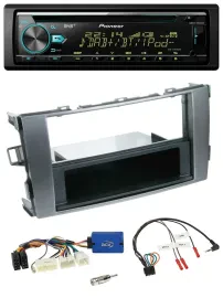 Автомагнитола Pioneer DAB CD USB Bluetooth для Toyota Auris 2011–2012, антрацит