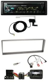 Pioneer MP3 Lenkrad CD USB DAB Autoradio für Alfa Romeo 156 ab 2003 silber