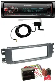 Pioneer Bluetooth DAB USB MP3 Autoradio für Smart ForFour (454, 2004-2006)