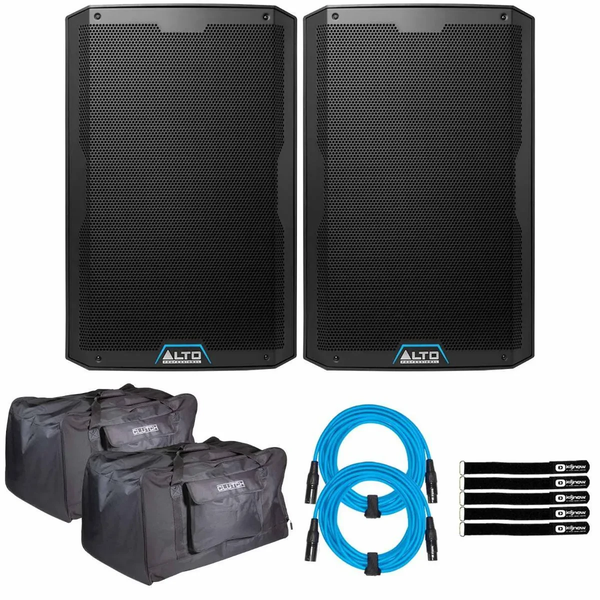 Alto Pro TS415 15" 2-Way Powered Active DJ PA Speaker w Bluetooth Pair & Bags
