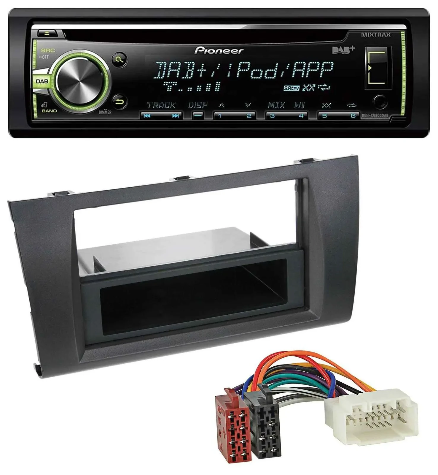 Автомагнитола для Suzuki Swift (2006–2010) Pioneer DAB, USB, MP3, AUX, CD